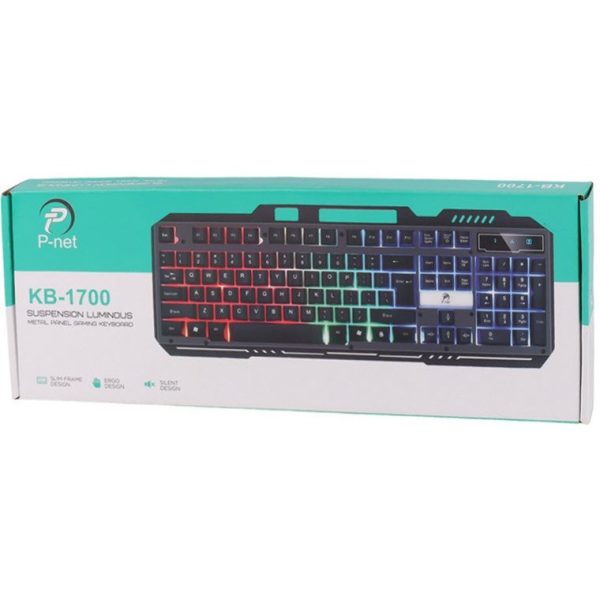 کیبورد گیمینگ پی نت مدل KB1700 با سیم