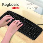 کیبورد تسکو مدل TK8043 با سیم